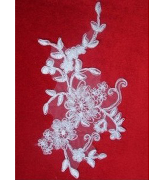 lace flower with cording