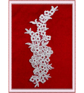 wedding dress lace flower